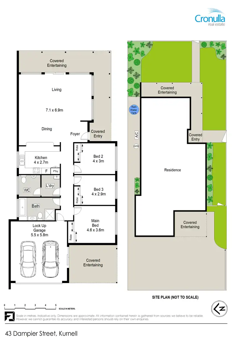 Floorplan of Homely house listing, 43 Dampier Street, Kurnell NSW 2231