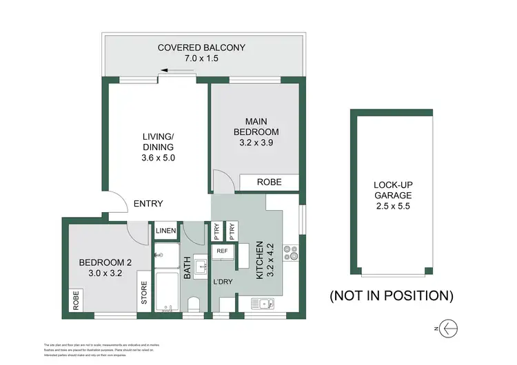 Floorplan of Homely apartment listing, 2/14 Banksia Street, Dee Why NSW 2099