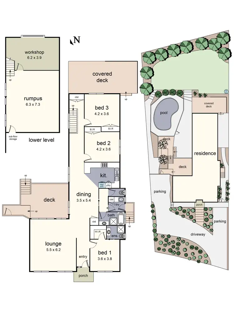 Floorplan of Homely house listing, 16 Penola Drive, Seville VIC 3139