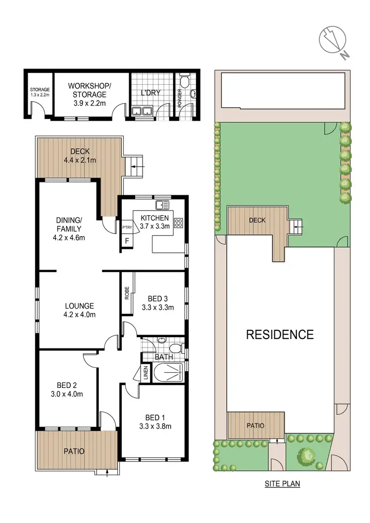 Floorplan of Homely house listing, 10 Smith Street, Tempe NSW 2044