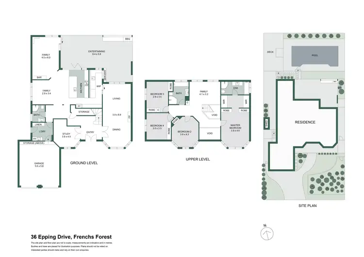Floorplan of Homely house listing, 36 Epping Drive, Frenchs Forest NSW 2086