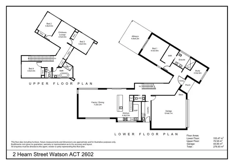 Floorplan of Homely house listing, 2 Hearn Street, Watson ACT 2602