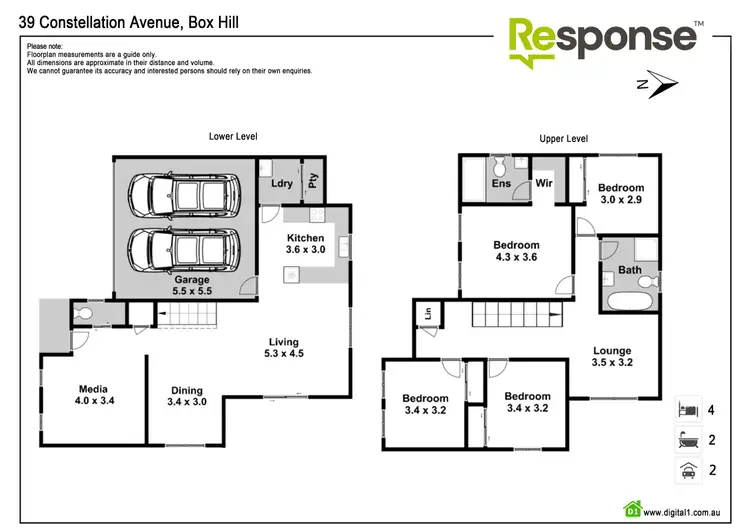 Floorplan of Homely house listing, 39 Constellation Avenue, Box Hill NSW 2765