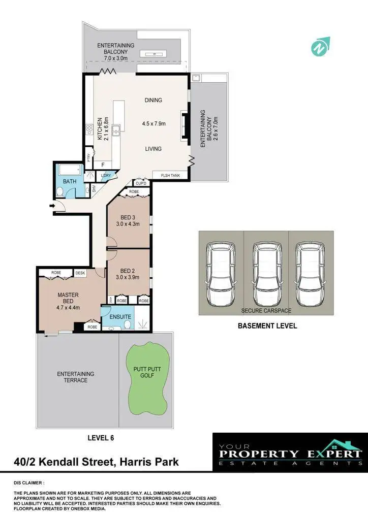 Floorplan of Homely apartment listing, 40/2-6 Kendall Street, Harris Park NSW 2150