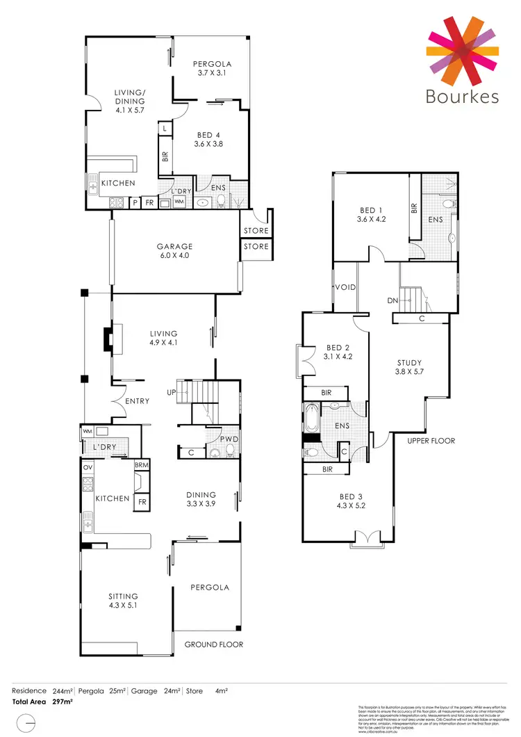 Floorplan of Homely house listing, 8 Carr Street, South Perth WA 6151