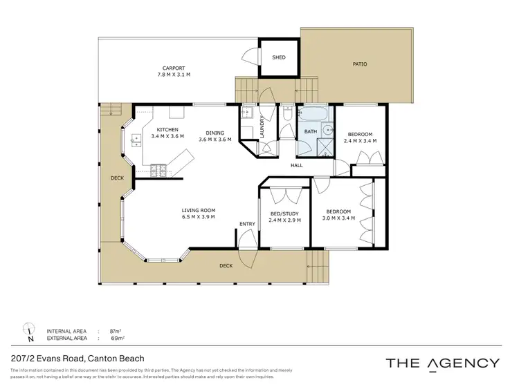 Floorplan of Homely house listing, 207/2 Evans Road, Canton Beach NSW 2263