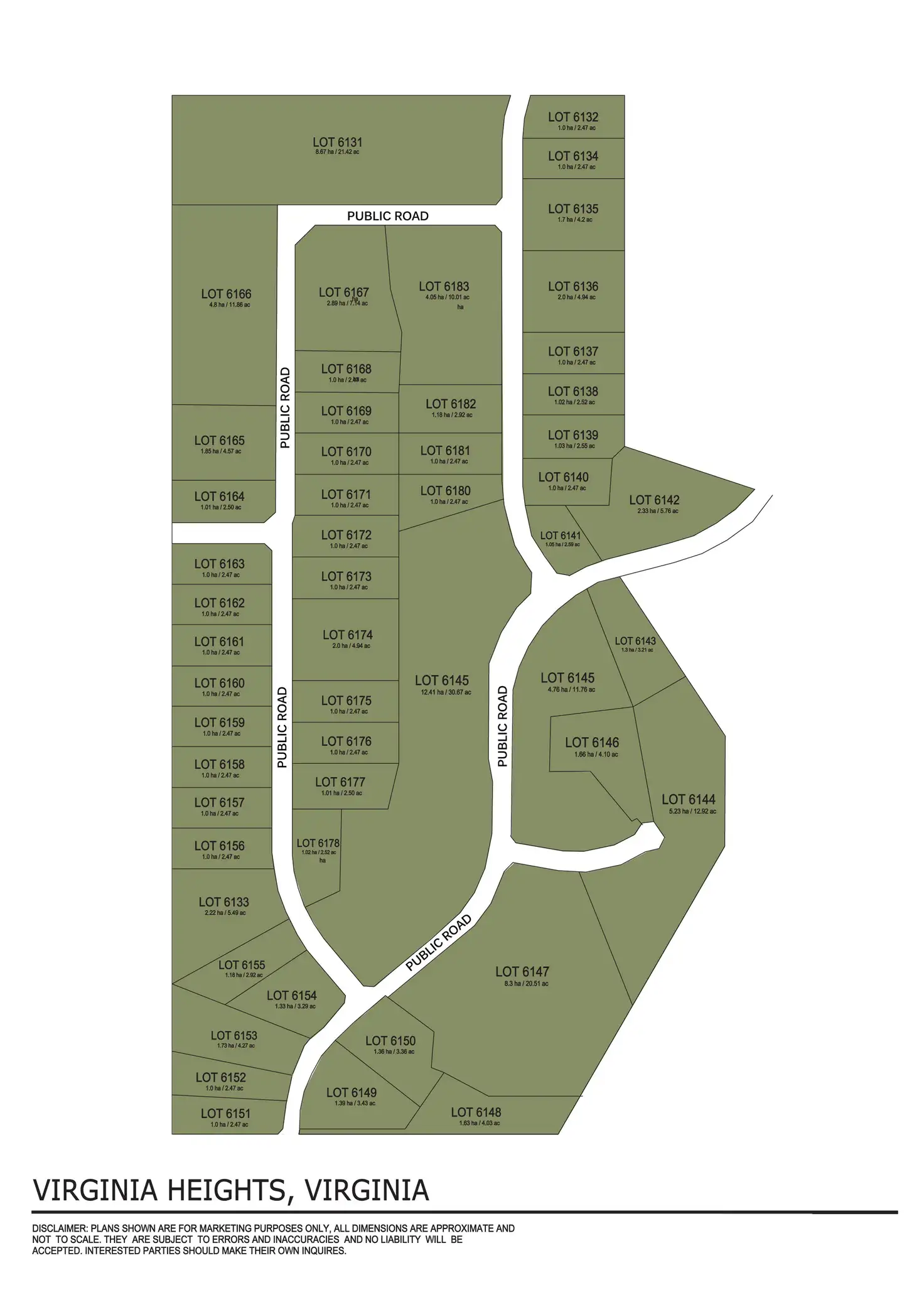 Floorplan of Homely land listing, LOT 6140, 105 Woodward Road, Virginia NT 834
