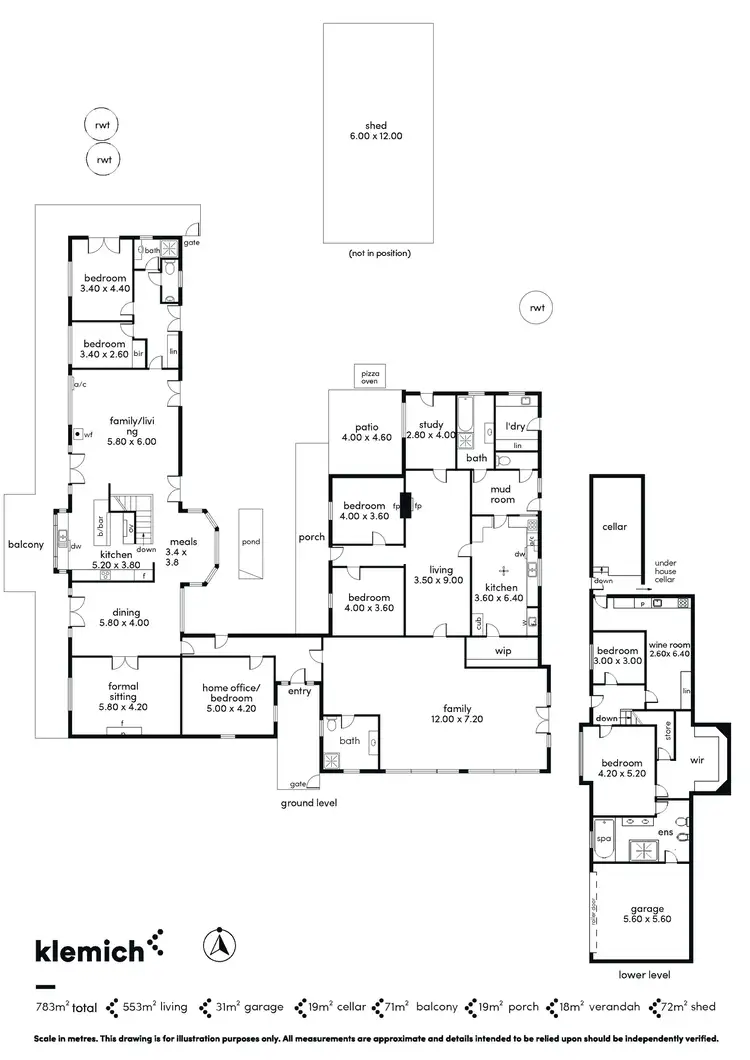 Floorplan of Homely house listing, 60 Hawthorne Road, Mylor SA 5153