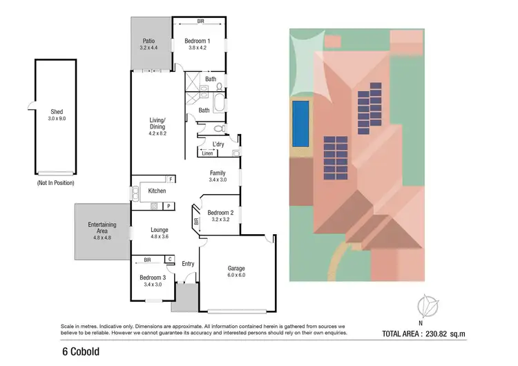 Floorplan of Homely house listing, 6 Cobold Court, Kirwan QLD 4817