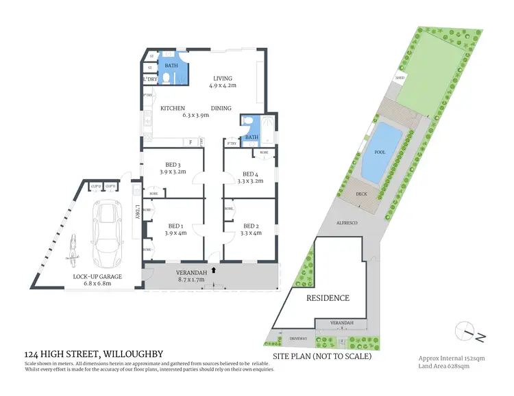 Floorplan of Homely house listing, 124 High Street, Willoughby NSW 2068