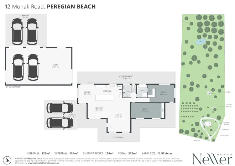 Floorplan of Homely house listing, 12 Monak Road, Peregian Beach QLD 4573