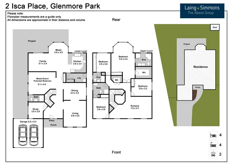 Floorplan of Homely house listing, 2 Isca Place, Glenmore Park NSW 2745