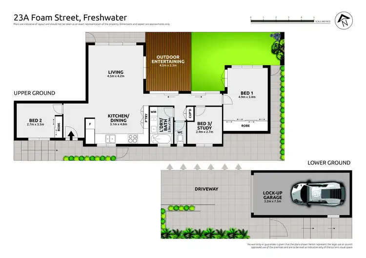 Floorplan of Homely apartment listing, 23a Foam Street, Freshwater NSW 2096