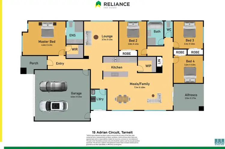 Floorplan of Homely house listing, 15 Adrian Circuit, Tarneit VIC 3029