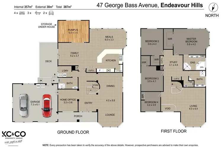 Floorplan of Homely house listing, 47 George Bass Avenue, Endeavour Hills VIC 3802