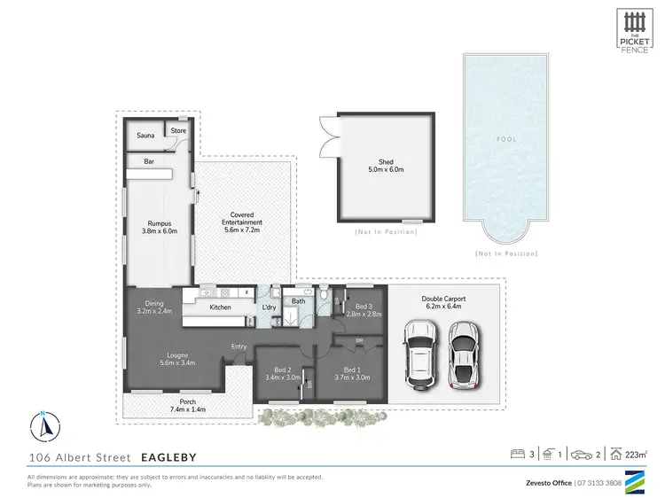 Floorplan of Homely house listing, 106 Albert Street, Eagleby QLD 4207