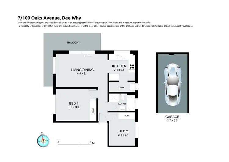 Floorplan of Homely apartment listing, 7/100 Oaks Avenue, Dee Why NSW 2099