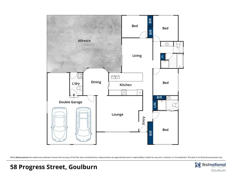 Floorplan of Homely house listing, 58 Progress Street, Goulburn NSW 2580