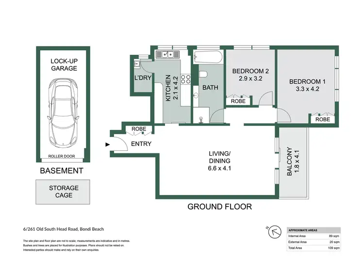 Floorplan of Homely unit listing, 5/261-265 Old South Head Road, Bondi Beach NSW 2026