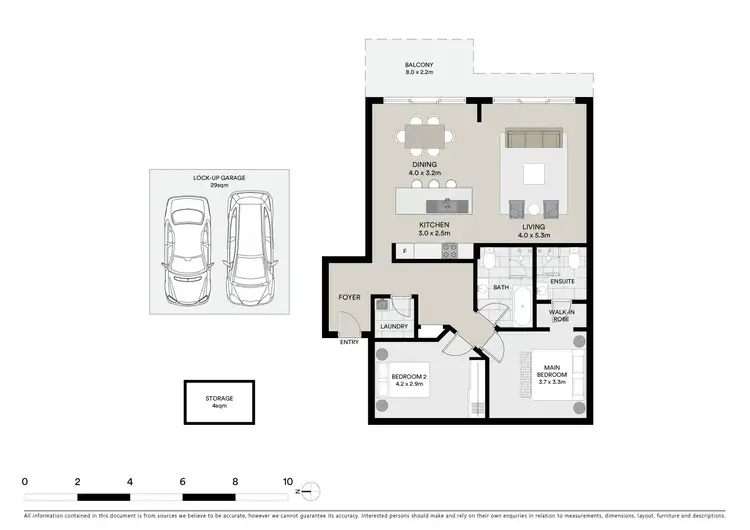 Floorplan of Homely apartment listing, 507/149-161 O'Riordan Street, Mascot NSW 2020