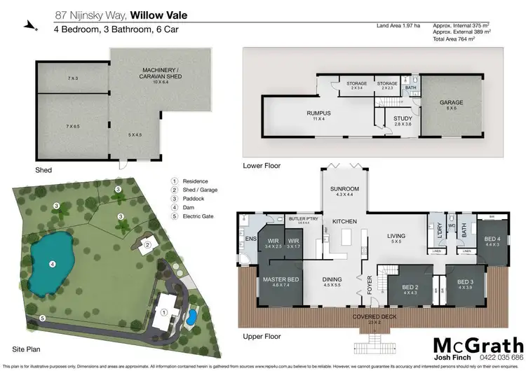 Floorplan of Homely rural property listing, 87 Nijinsky Way, Willow Vale QLD 4209