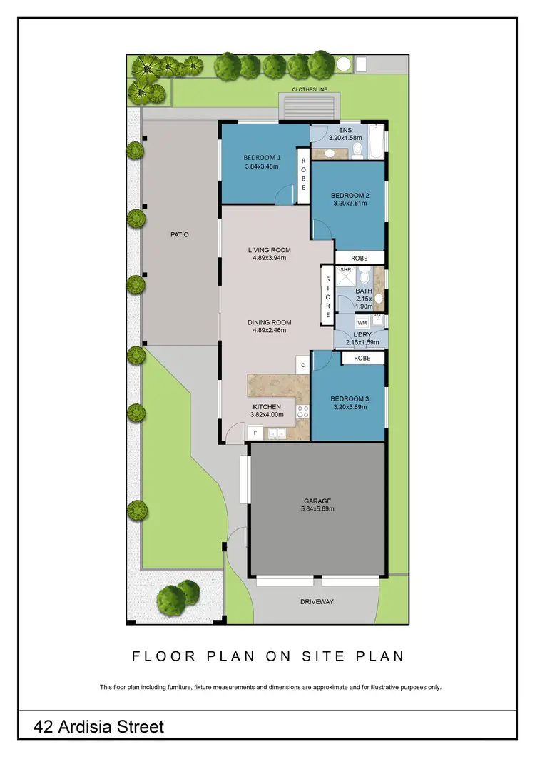 Floorplan of Homely house listing, 42 Ardisia Street, Smithfield QLD 4878