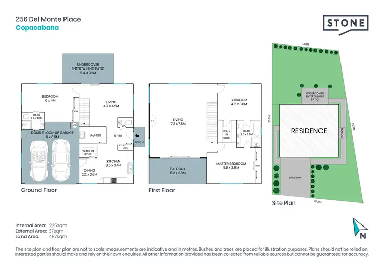 Floorplan of Homely house listing, 256 Del Monte Place, Copacabana NSW 2251