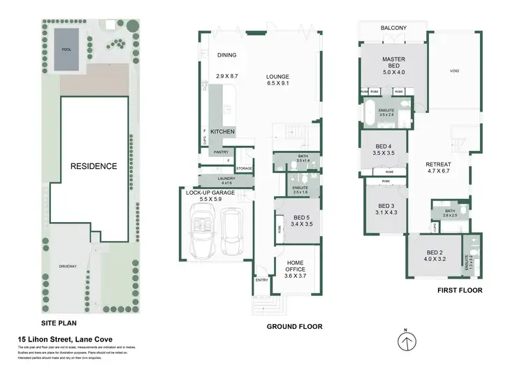 Floorplan of Homely house listing, 15 Lihon Street, Lane Cove NSW 2066