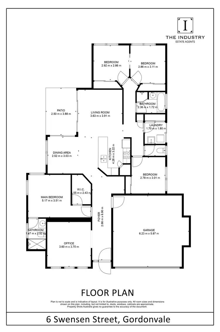 Floorplan of Homely house listing, 6 Swensen Street, Gordonvale QLD 4865