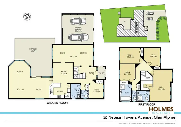 Floorplan of Homely house listing, 10 Nepean Towers Avenue, Glen Alpine NSW 2560