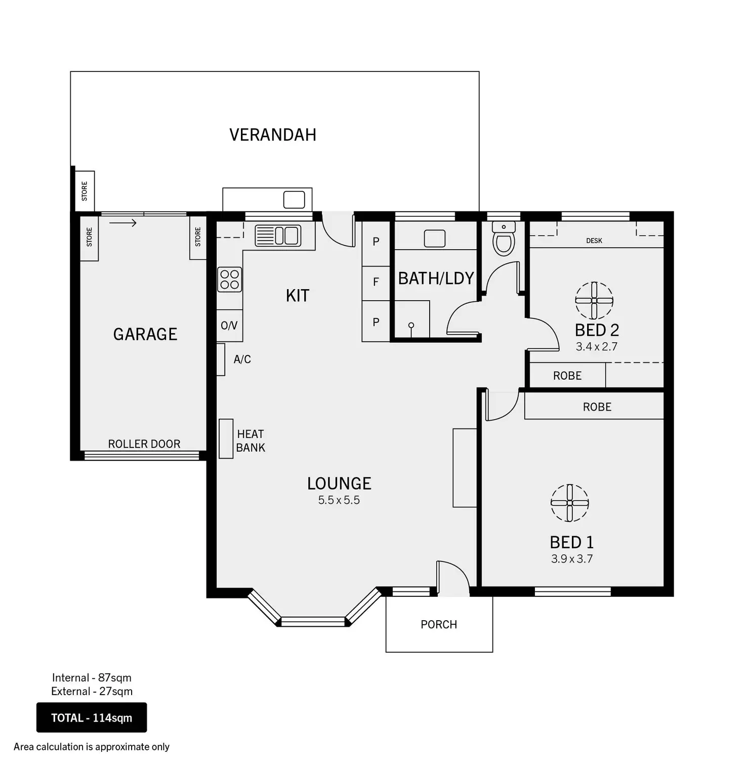 Floorplan of Homely unit listing, 4/8 Golding Road, Stirling SA 5152
