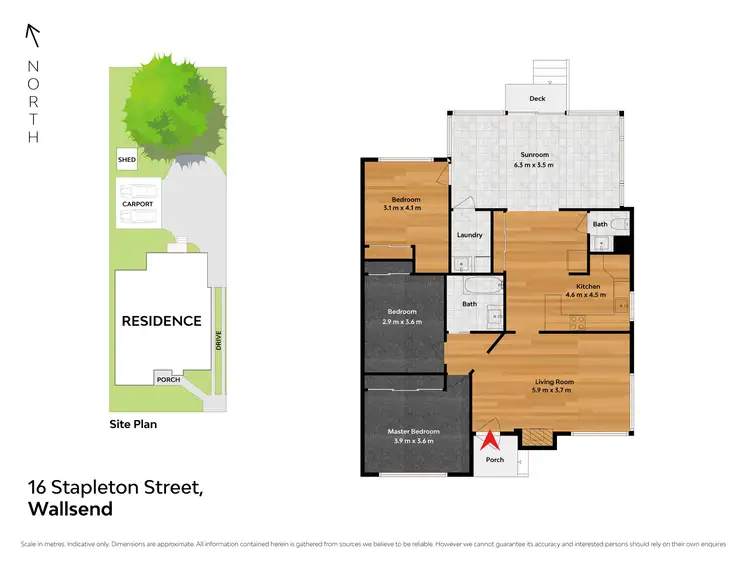 Floorplan of Homely house listing, 16 Stapleton Street, Wallsend NSW 2287