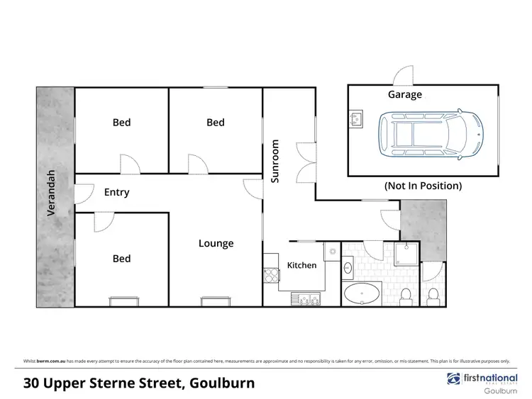 Floorplan of Homely house listing, 30 Upper Sterne Street, Goulburn NSW 2580