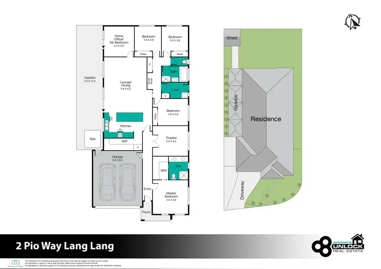 Floorplan of Homely house listing, 2 Pio Way, Lang Lang VIC 3984