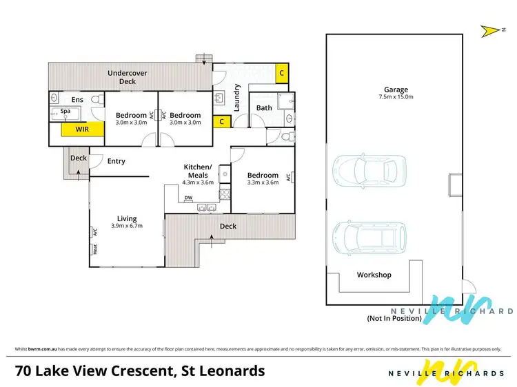 Floorplan of Homely house listing, 70 Lake View Crescent, St Leonards VIC 3223