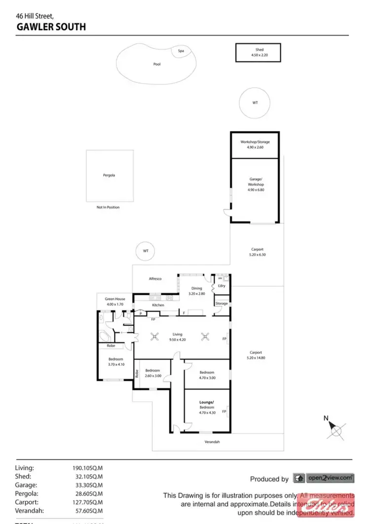 Floorplan of Homely house listing, 46 Hill Street, Gawler South SA 5118