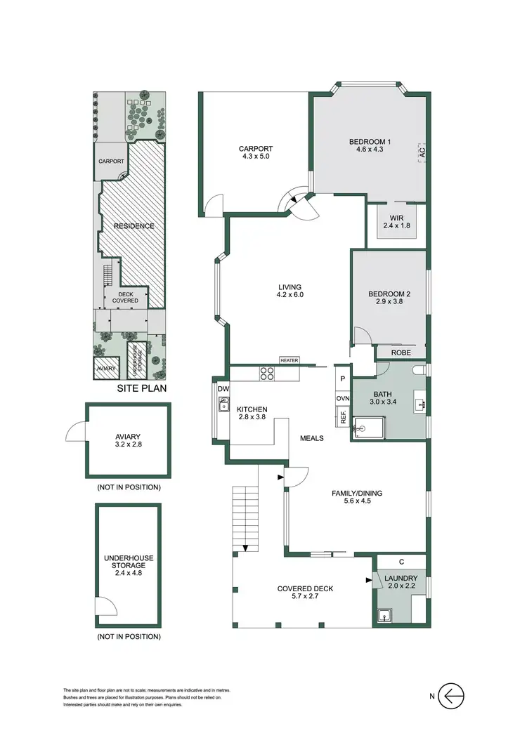 Floorplan of Homely house listing, 124 Seventh Avenue, Rosebud VIC 3939
