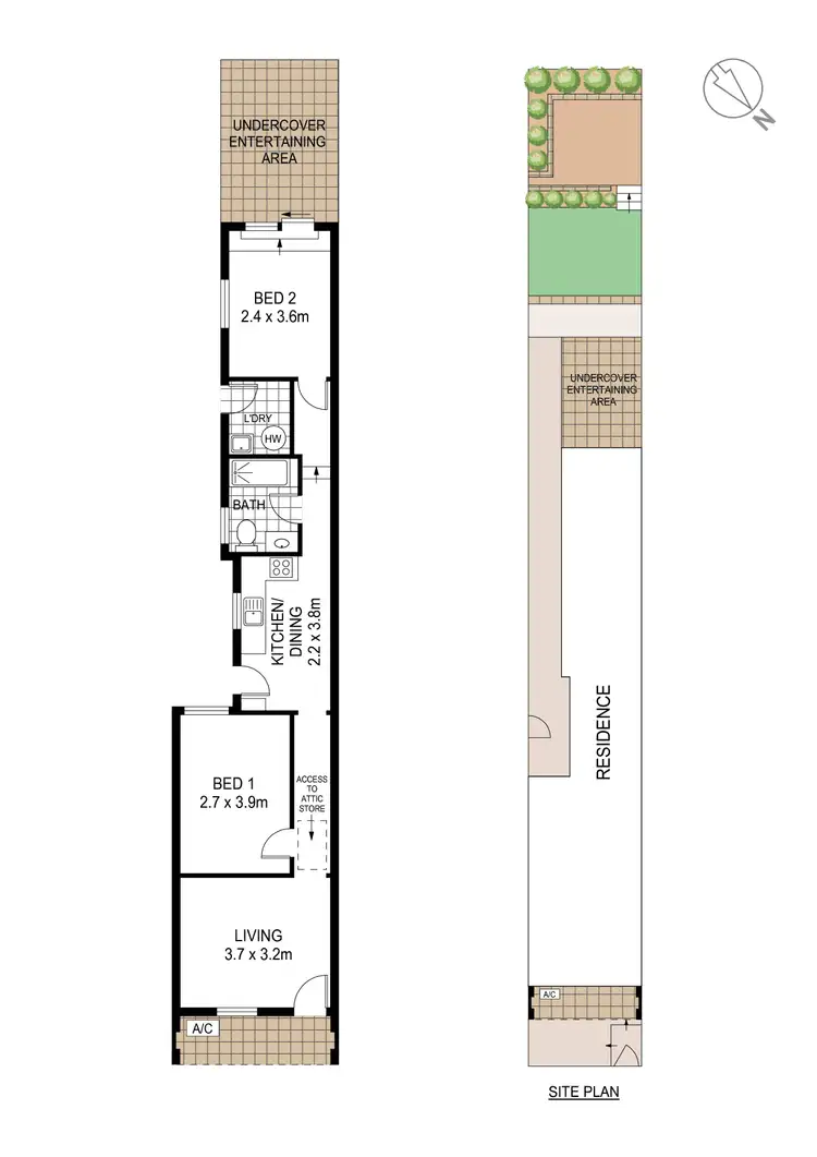 Floorplan of Homely house listing, 46 Terry Street, Tempe NSW 2044