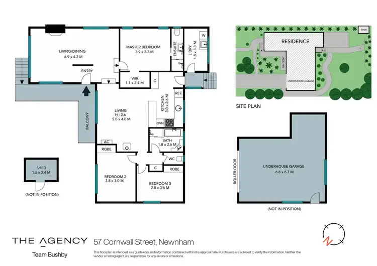Floorplan of Homely house listing, 57 Cornwall Crescent, Newnham TAS 7248