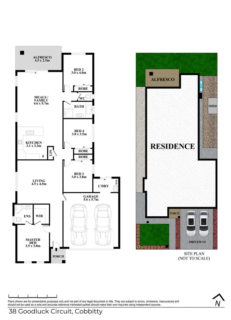 Floorplan of Homely house listing, 38 Goodluck Circuit, Cobbitty NSW 2570