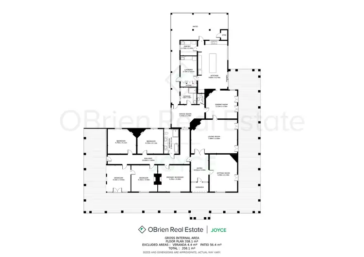 Floorplan of Homely house listing, 8 Taylor Street, Wangaratta VIC 3677