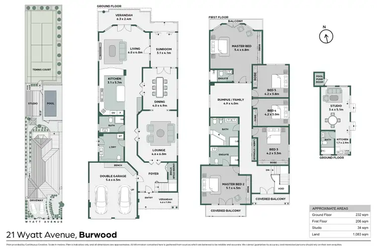 Floorplan of Homely house listing, 21 Wyatt Avenue, Burwood NSW 2134