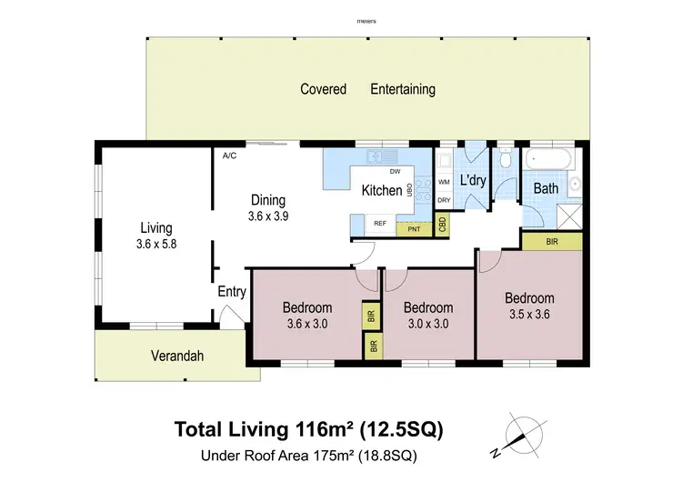 Floorplan of Homely house listing, 1 Elizabeth Close, Drouin VIC 3818