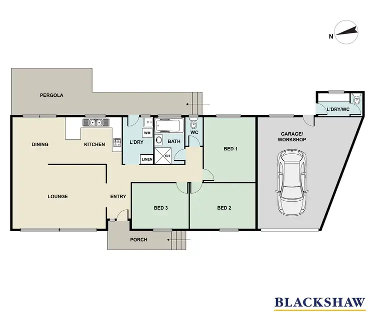 Floorplan of Homely house listing, 8 Michael Parade, Karabar NSW 2620