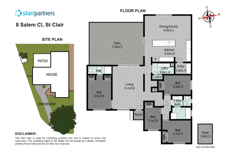 Floorplan of Homely house listing, 8 Salem Close, St Clair NSW 2759
