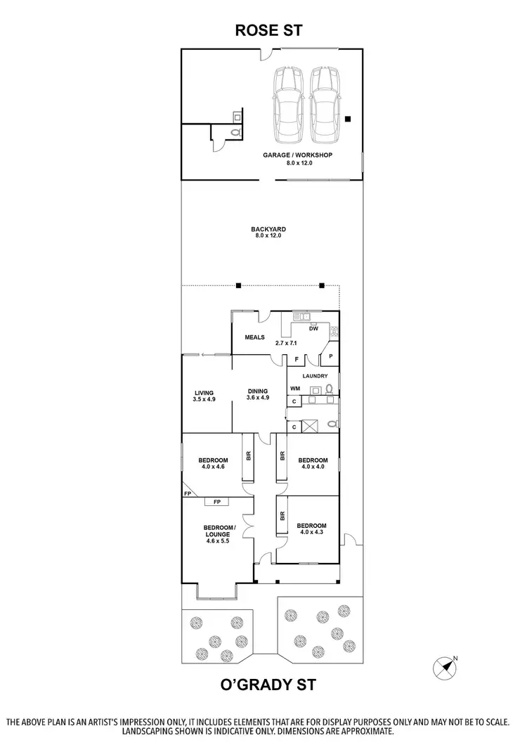 Floorplan of Homely house listing, 10 O'Grady Street, Clifton Hill VIC 3068