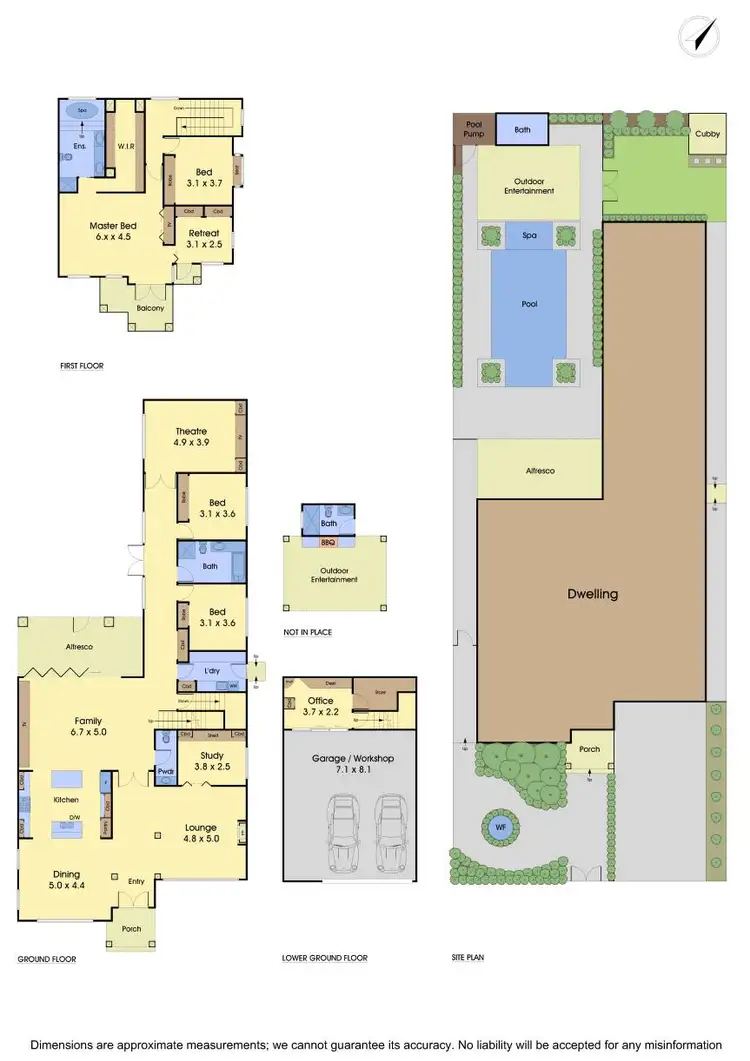 Floorplan of Homely house listing, 13 Esplanade, Seaholme VIC 3018