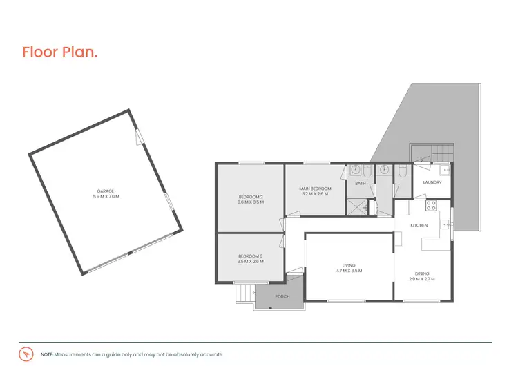 Floorplan of Homely house listing, 9 Unicomb Close, Rutherford NSW 2320