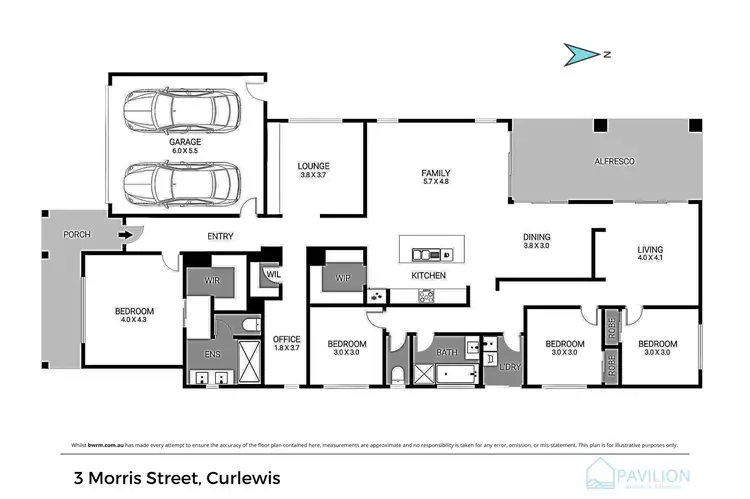 Floorplan of Homely house listing, 3 Morris Street, Curlewis VIC 3222