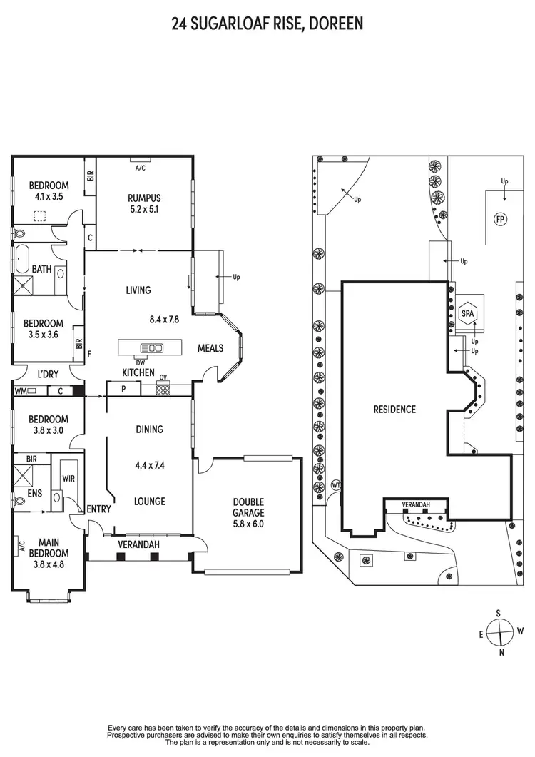 Floorplan of Homely house listing, 24 Sugarloaf Rise, Doreen VIC 3754